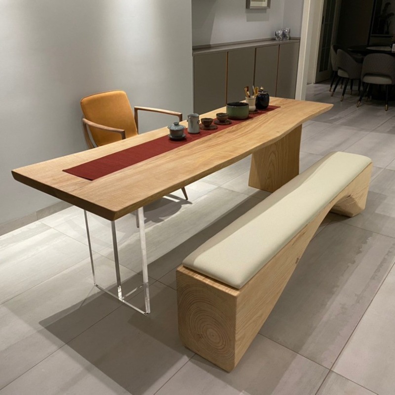 Home Office Free - Nordic Solid Wood Acrylic Floating Table