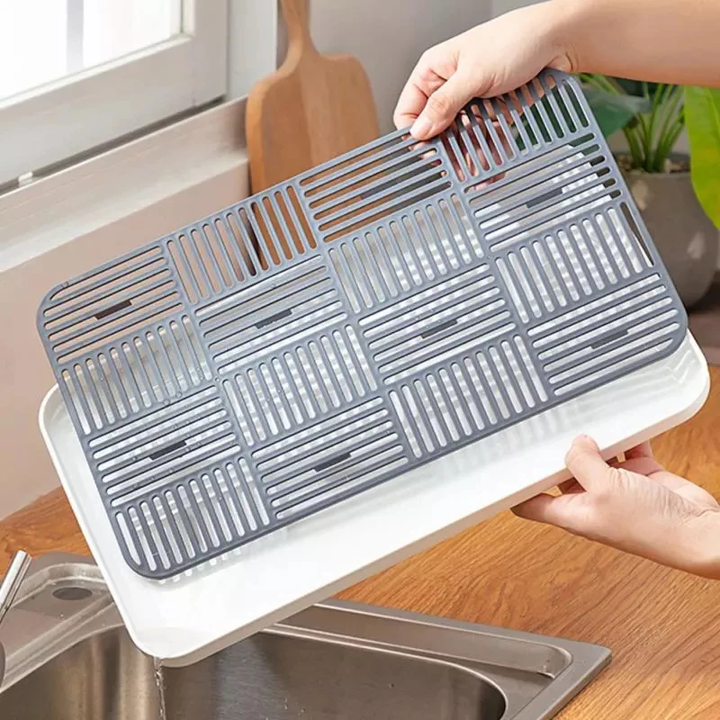 Home Office Shed - Plastic Drain Rack Dish Cup Drainer