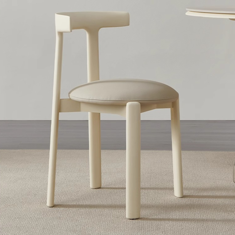 Home Office Japandi - Brown Japandi Dining Chair Classic Rustic