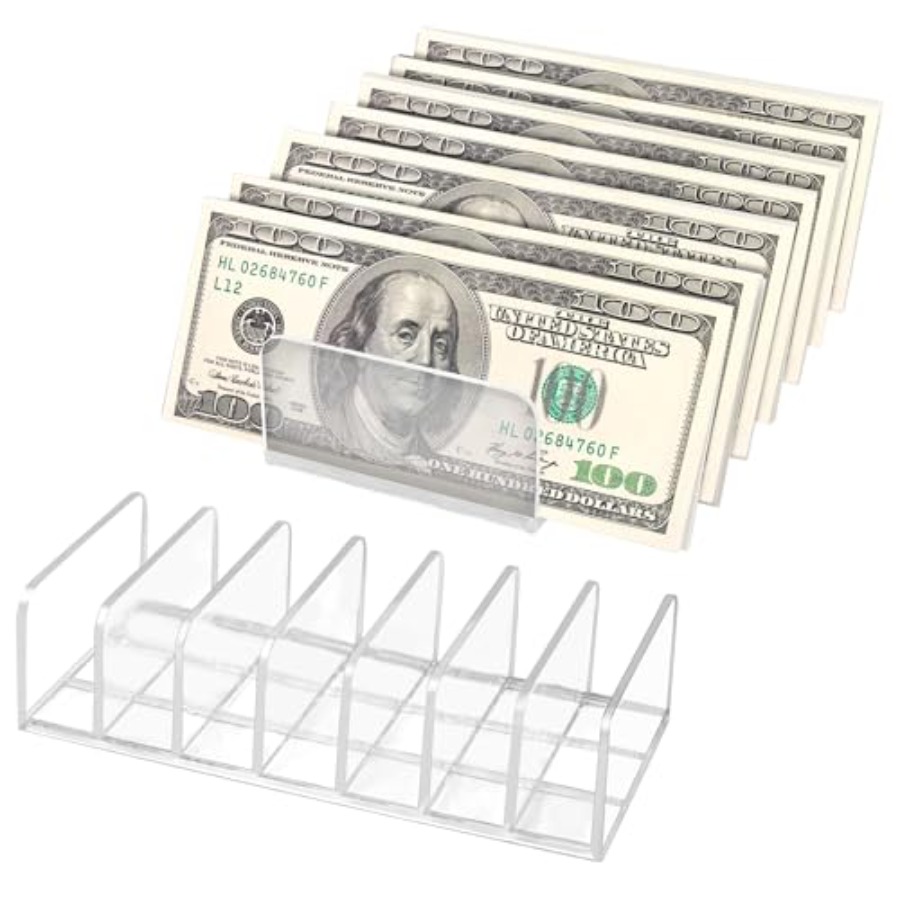 Letter Tray Desk - 2 Packs Acrylic Mail Organizer Plastic