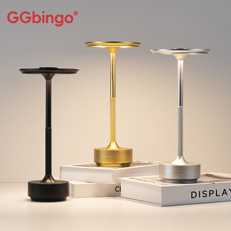 Desk Lamp Led - GGbingo Alloy Table Lamp Bedroom 1800mAh