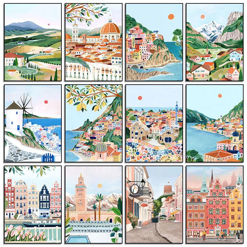 Home Office Of London - Positano London Vilnius Lithuania Amsterdam Travel