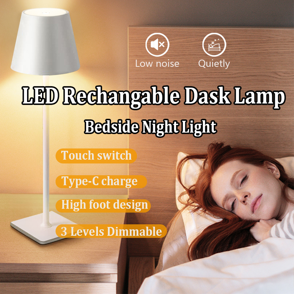 Desk Lamp Led - LED Rechargeable Desk Light Wireless Table
