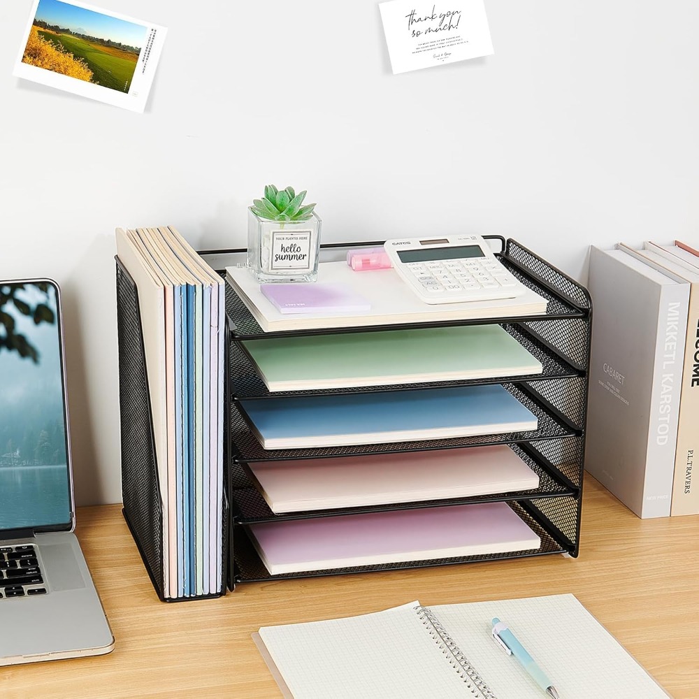 5-Tier Paper Organizer Letter  - Letter Tray Desk avis et prix