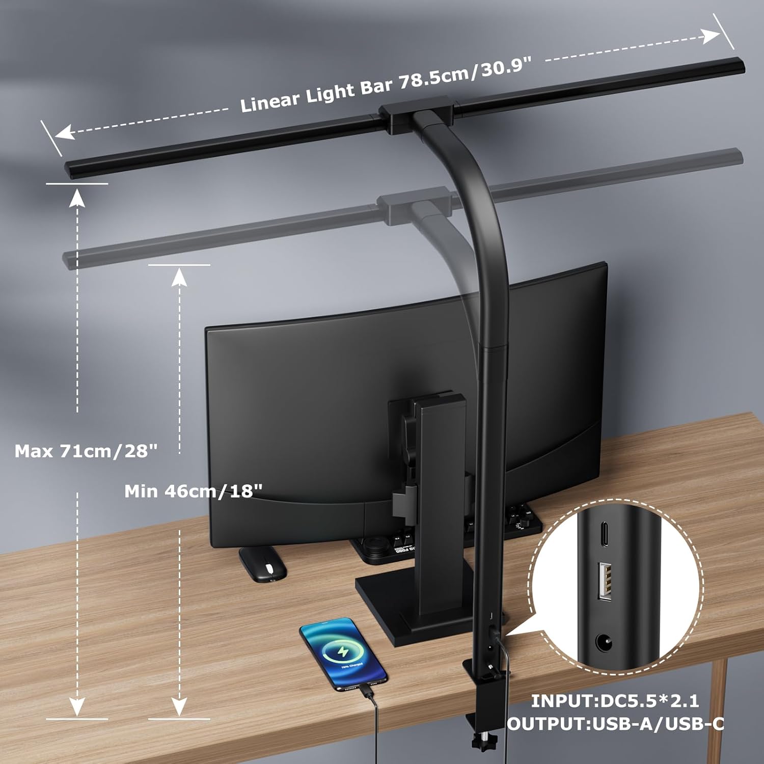 Home LED Eye-Caring Architect  - Home Office Work Table avis et prix