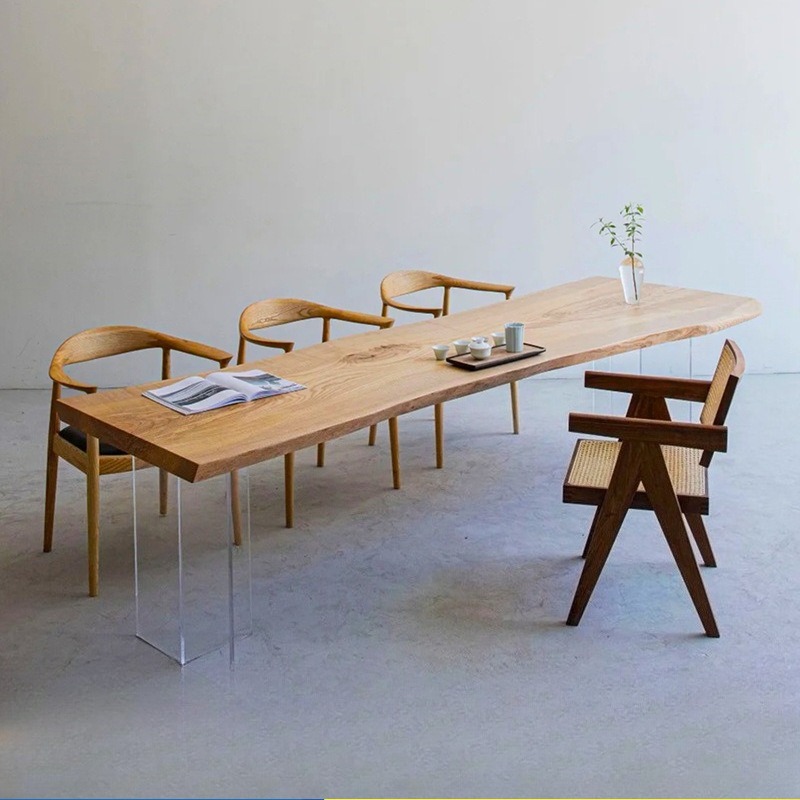 Nordic Solid Wood Acrylic Floa - Home Office Free avis et prix