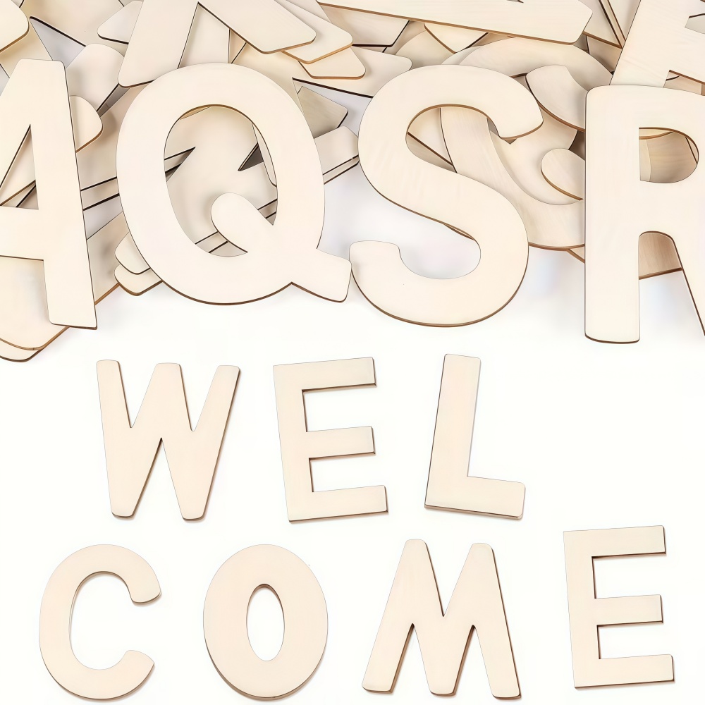 26pcs Designable Wood Letters  - Letter Tray Desk avis et prix