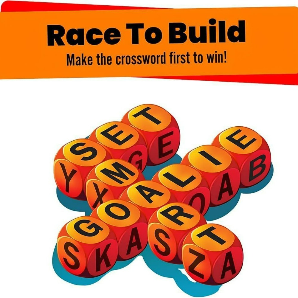 Scrambled Dice Word Game for 2 - Letter Tray Desk avis et prix