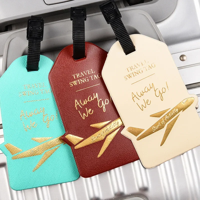 Portable Travel Luggage Tag PU - Letter Tray Desk avis et prix