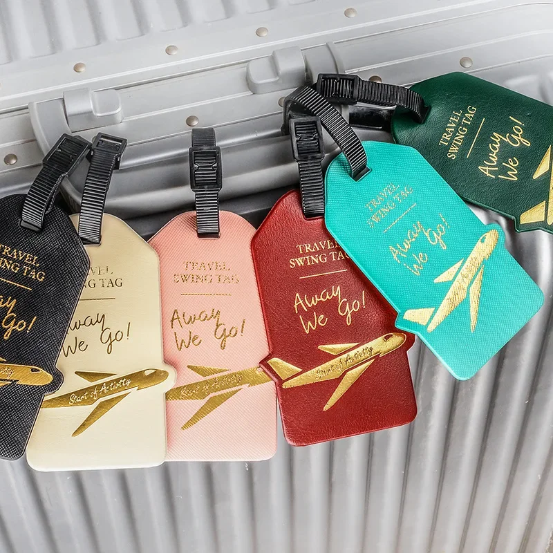 Portable Travel Luggage Tag PU - Letter Tray Desk avis et prix