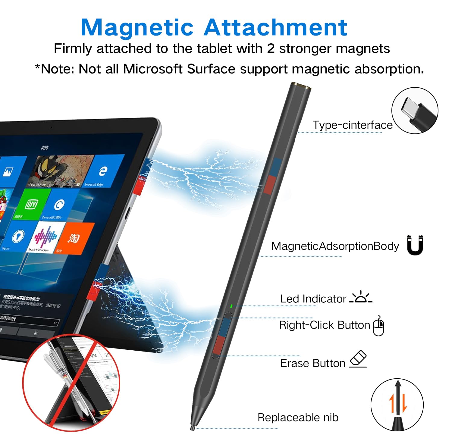 Stylus Pen for Microsoft Surfa - Home Office Microsoft avis et prix