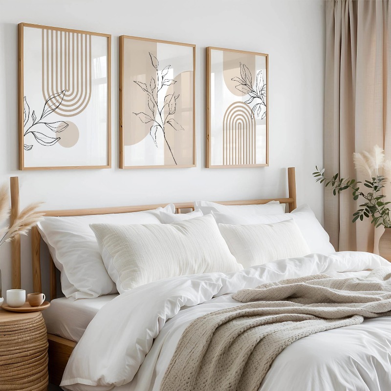 Neutral Wall Art Prints for Mo - Home Office Japandi avis et prix