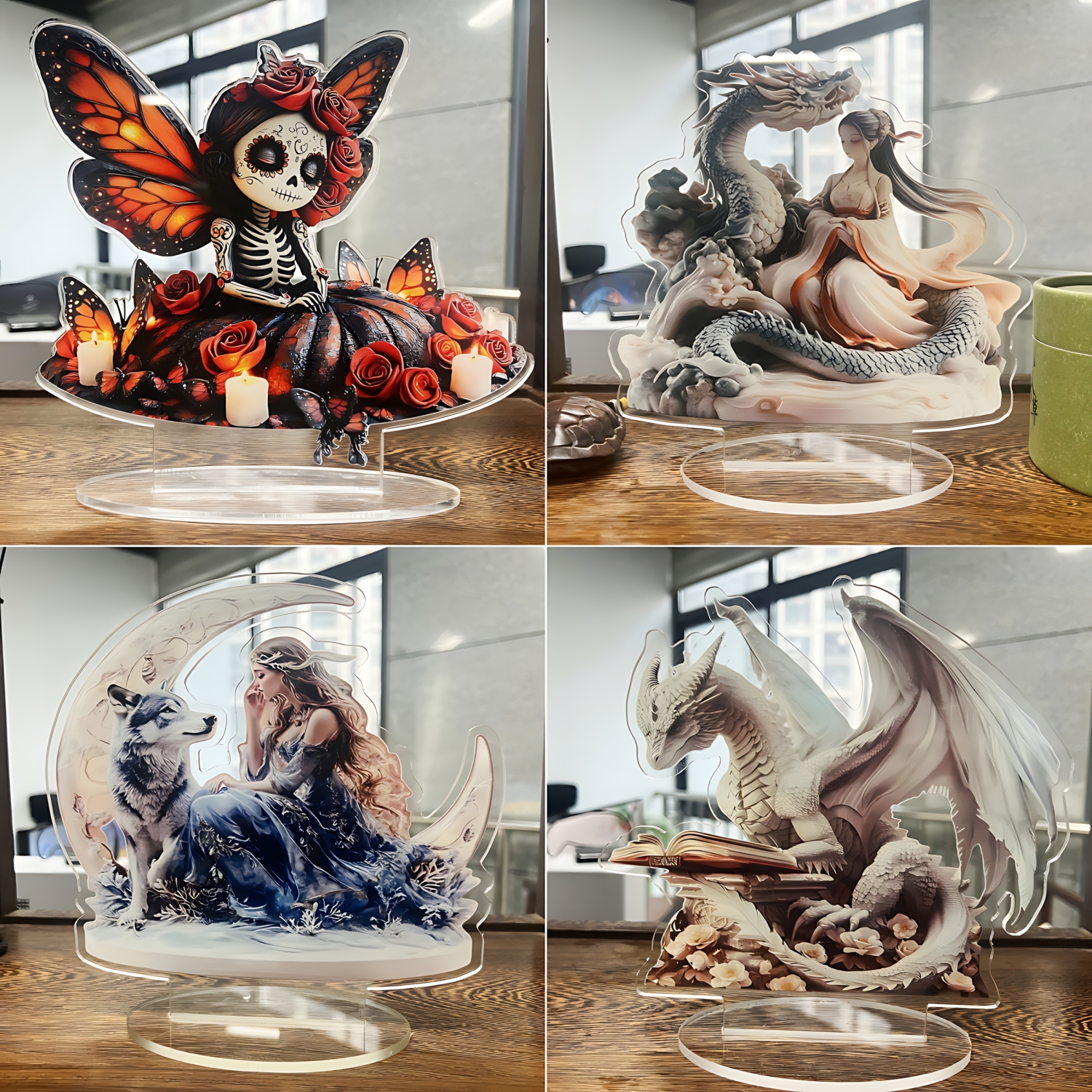 Two Tigers Statue,2D Flat Anim - Home Office For Two avis et prix