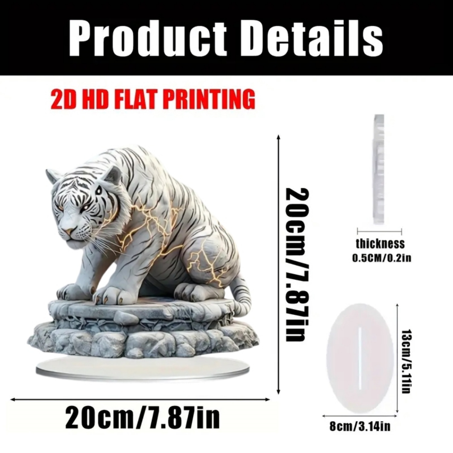 Two Tigers Statue,2D Flat Anim - Home Office For Two avis et prix