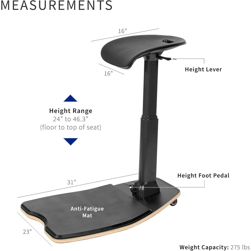 Anti-Fatigue Mat Leaning Perch - Home Office Free avis et prix