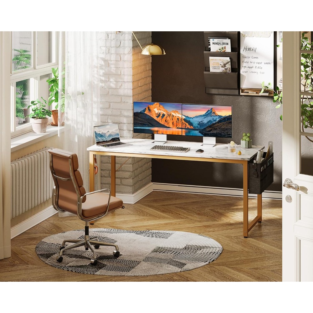 Computer Desk Large Office Des - Home Office Work Table avis et prix