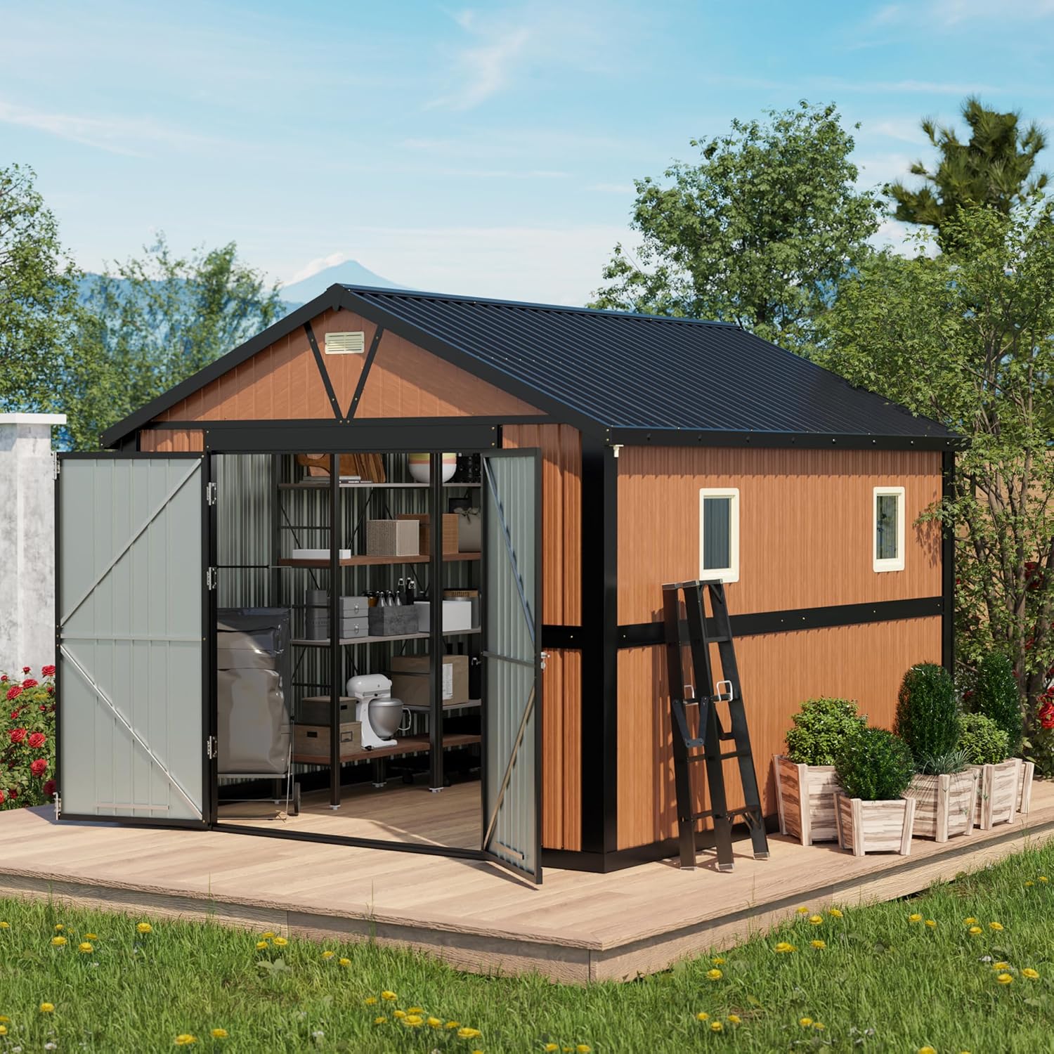 Outdoor oversized storage shed - Home Office Shed avis et prix