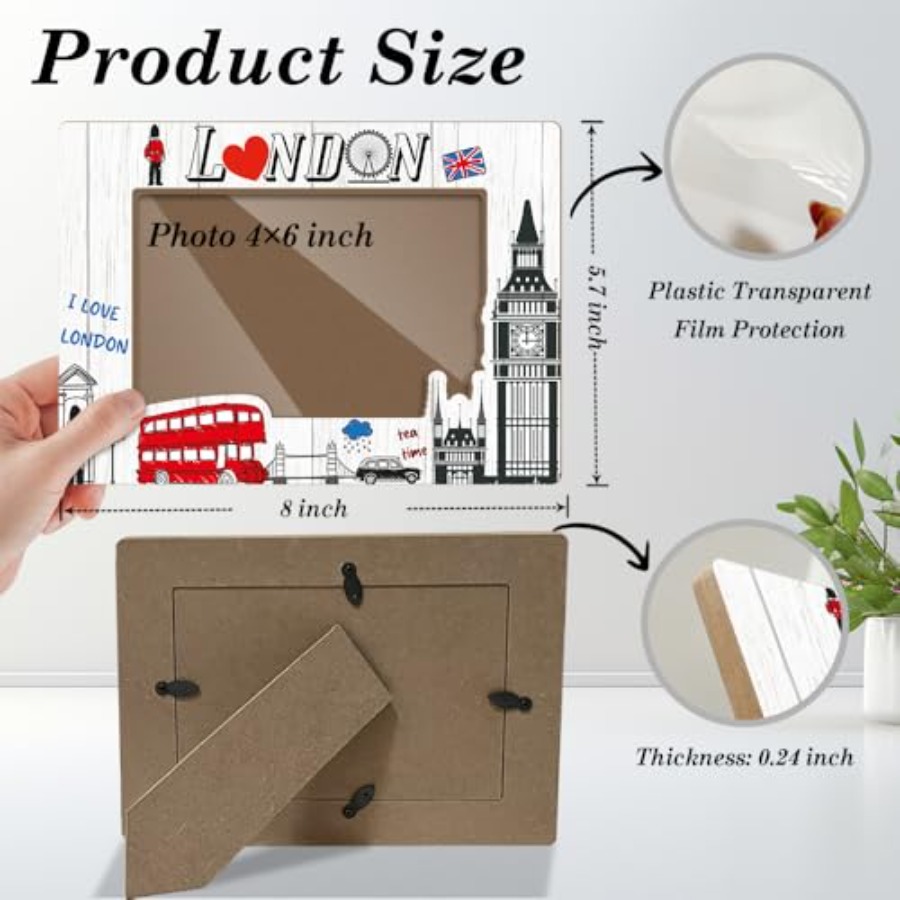 London Theme Wooden Picture Fr - Home Office Of London avis et prix