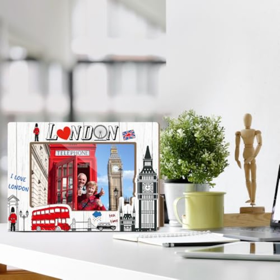London Theme Wooden Picture Fr - Home Office Of London avis et prix
