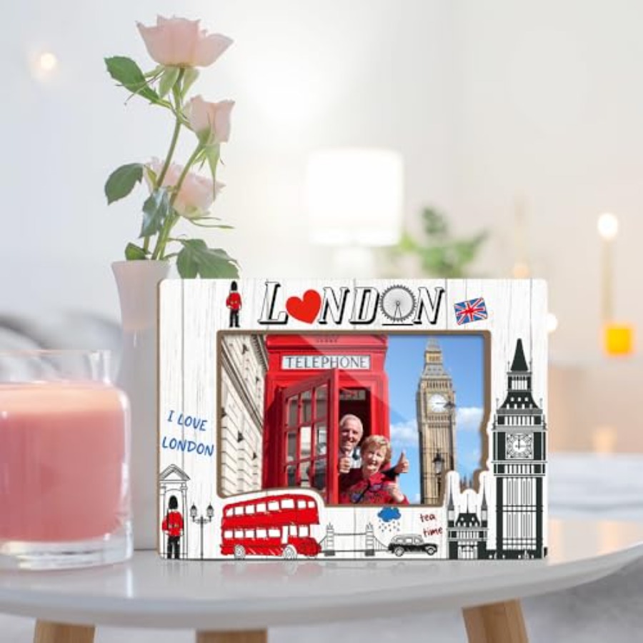London Theme Wooden Picture Fr - Home Office Of London avis et prix