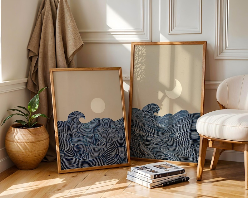 2pcs Japandi Minimalist Moon C - Home Office For Two avis et prix