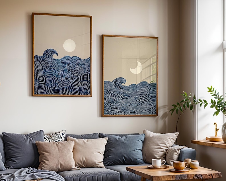2pcs Japandi Minimalist Moon C - Home Office For Two avis et prix