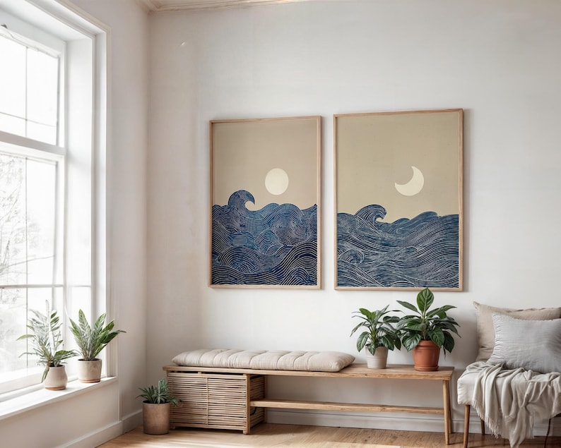 2pcs Japandi Minimalist Moon C - Home Office For Two avis et prix