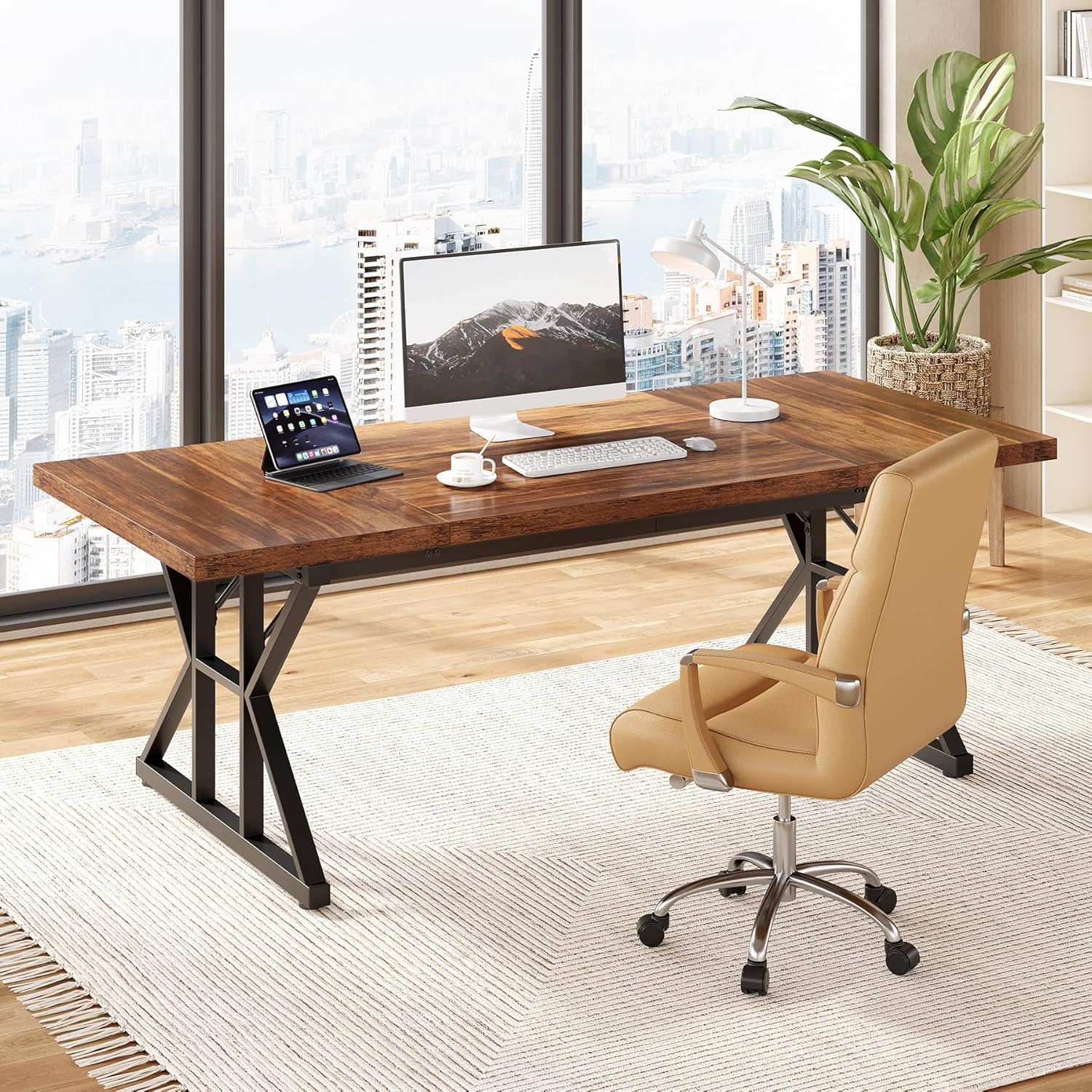LITTLE TREE 70.8-Inch Office D - Home Office Work Table avis et prix