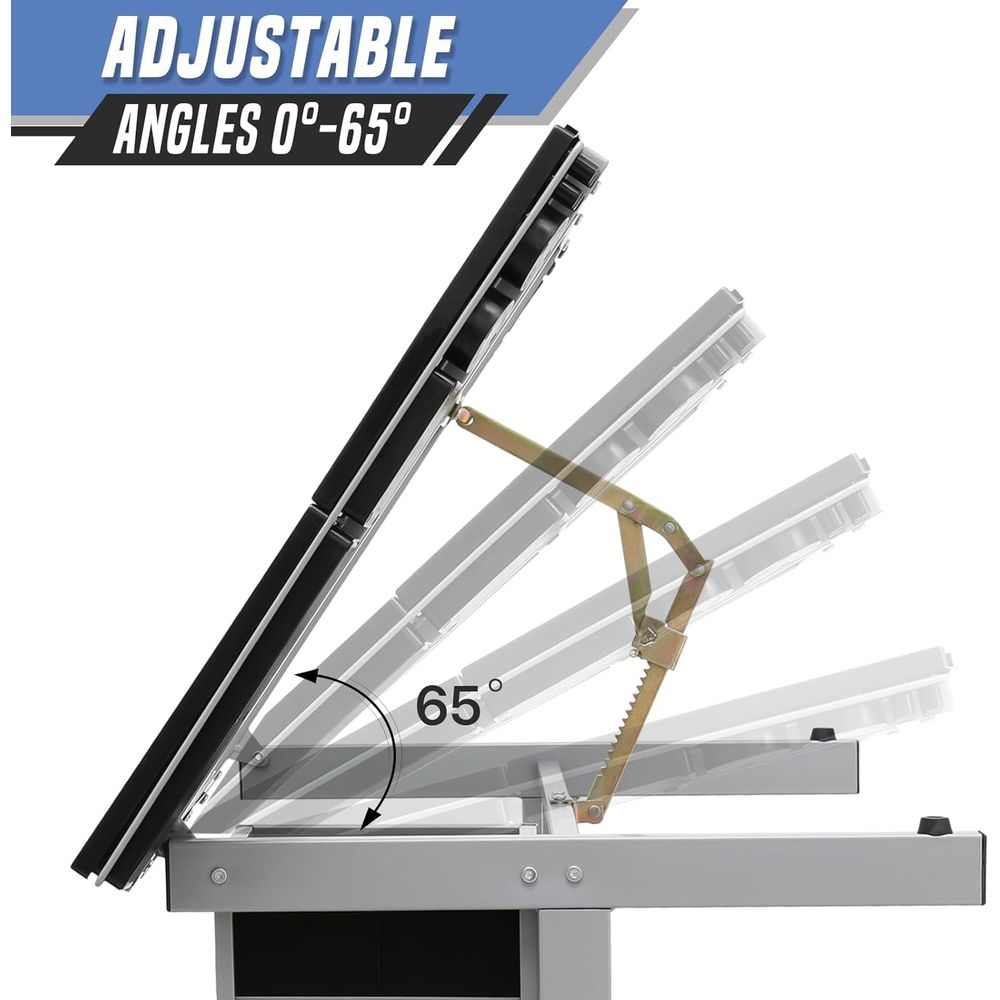 Adjustable Glass Top Dining Ta - Home Office Free avis et prix