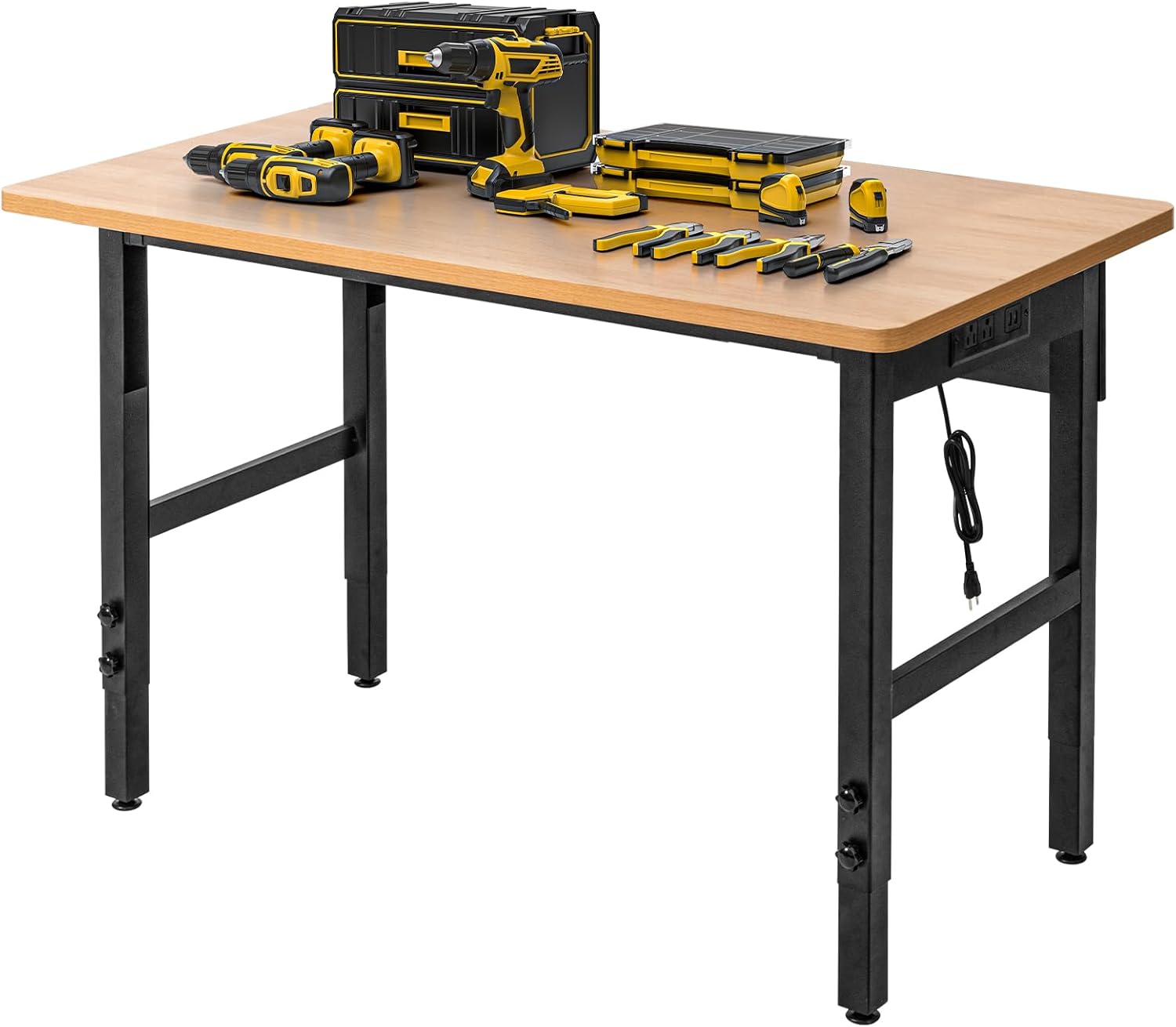 Adjustable Workbench With Powe - Home Office Work Table avis et prix