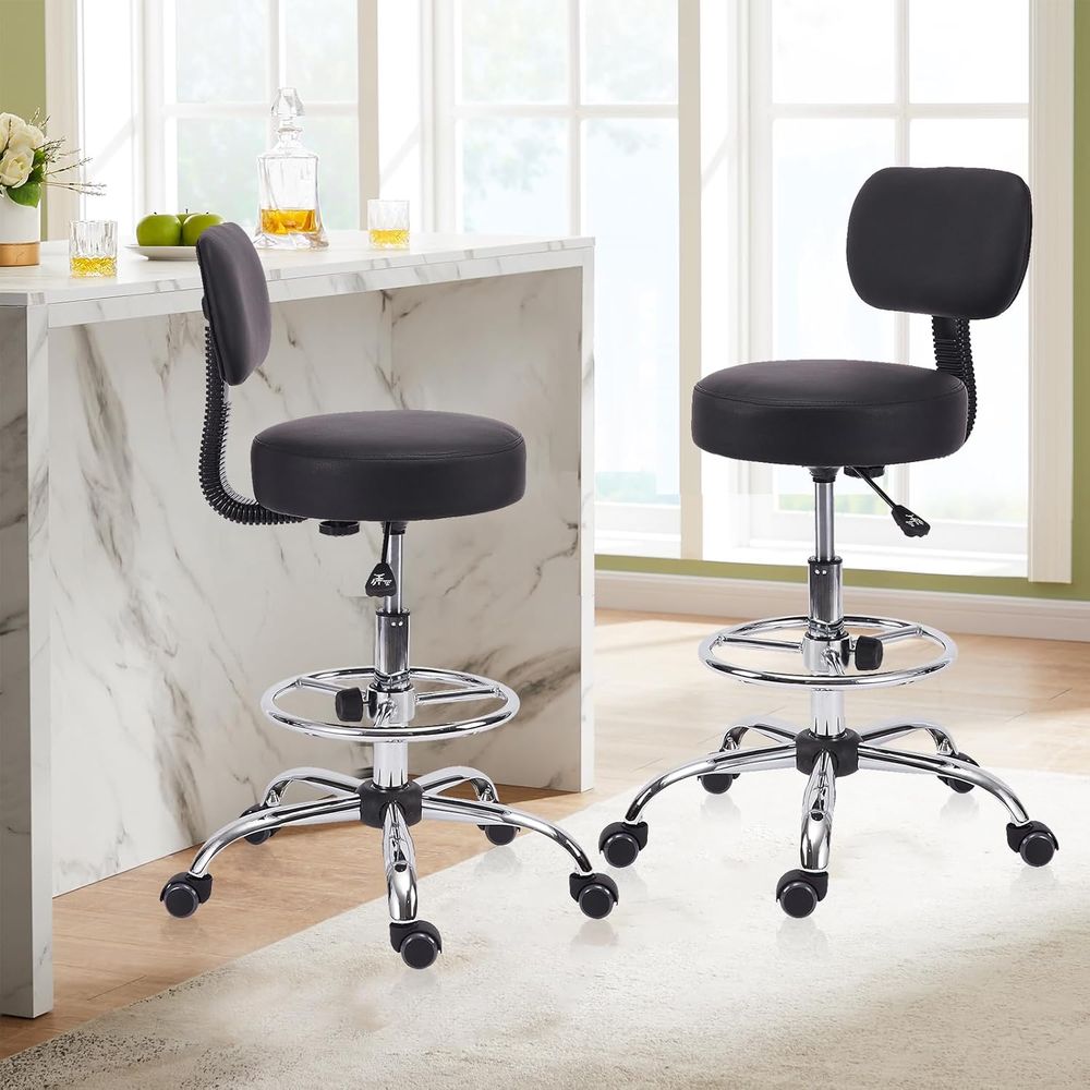 Adjustable Swivel Bar Stool wi - Home Office Free avis et prix