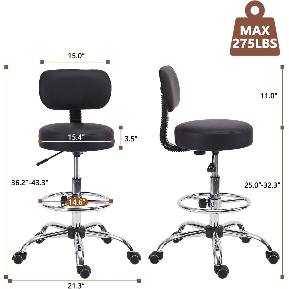 Adjustable Swivel Bar Stool wi - Home Office Free avis et prix