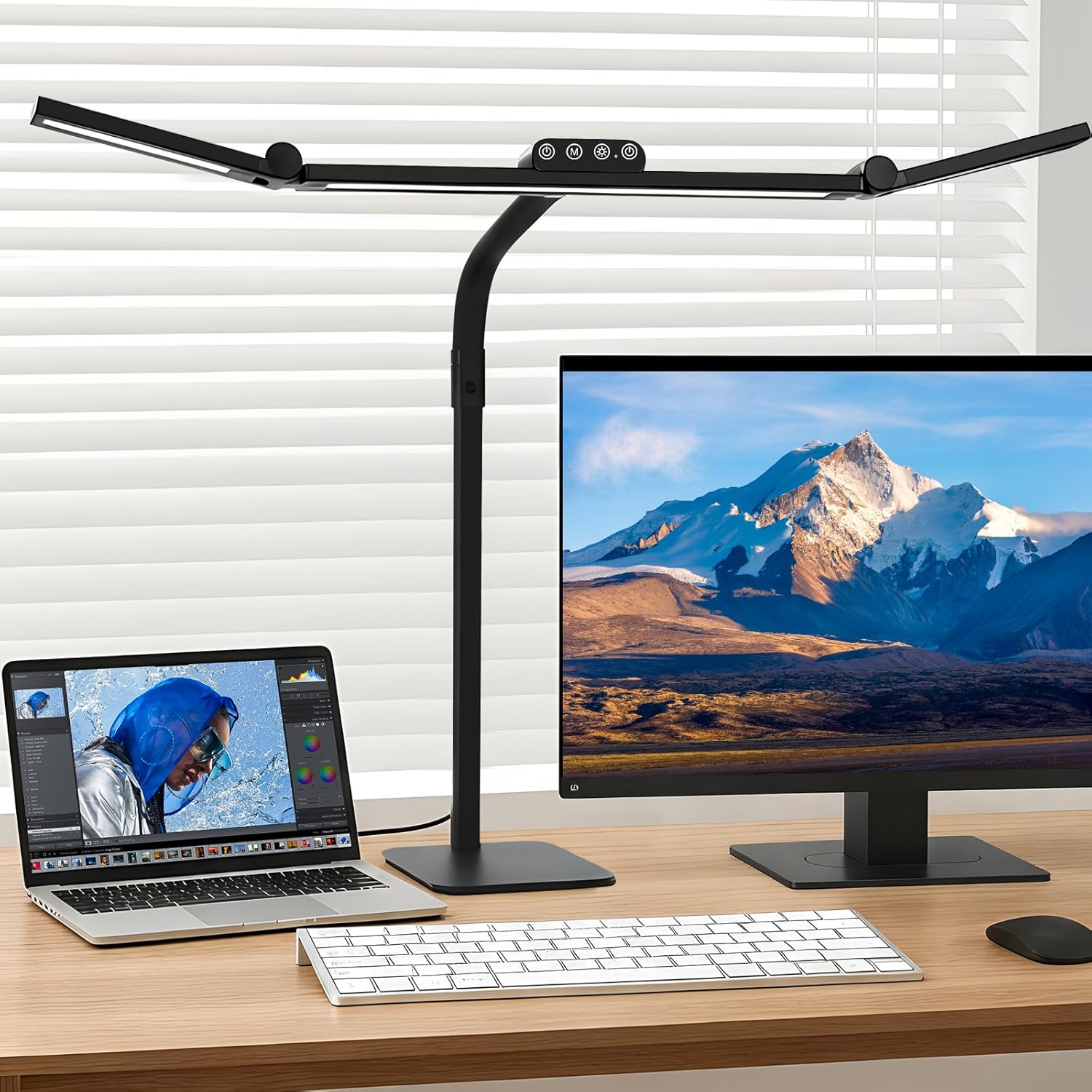 Adjustable LED Desk Lamp with  - Desk Lamp Led avis et prix