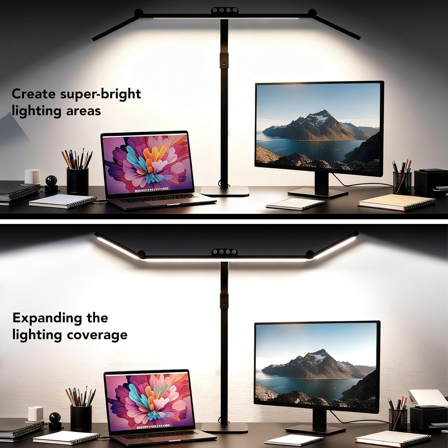 Adjustable LED Desk Lamp with  - Desk Lamp Led avis et prix