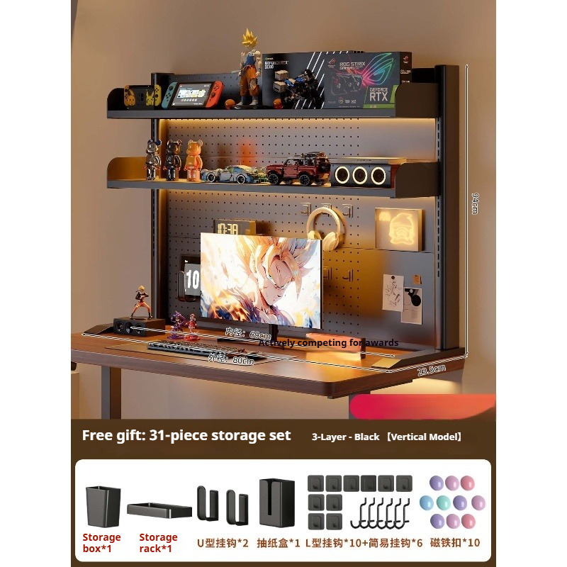 Clamp on Desk Shelf with Pegbo - Home Office Work Table avis et prix