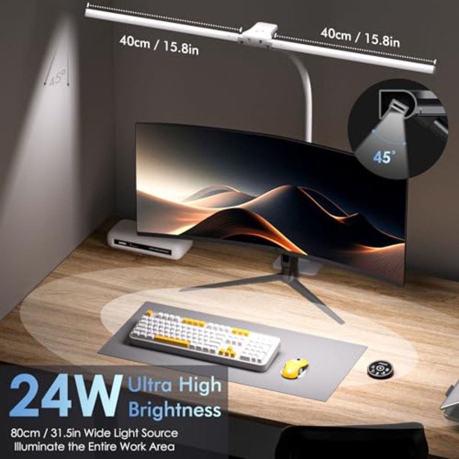 Desk Lamp with Metal Base, 31. - Desk Lamp Led avis et prix