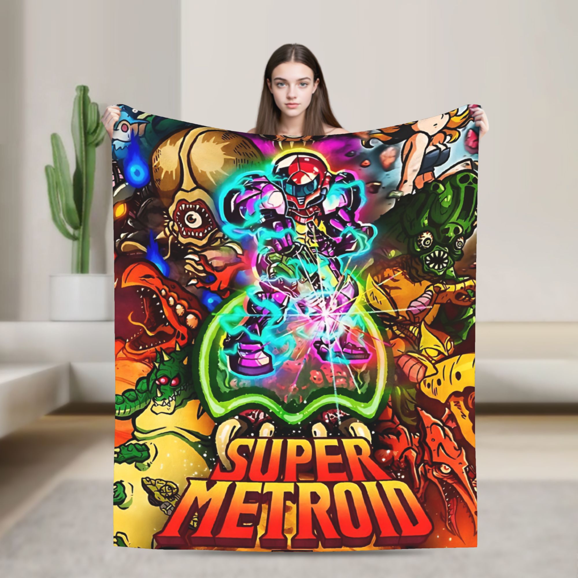Metroids Hero Game  Flannel Bl - Home Office Trend avis et prix