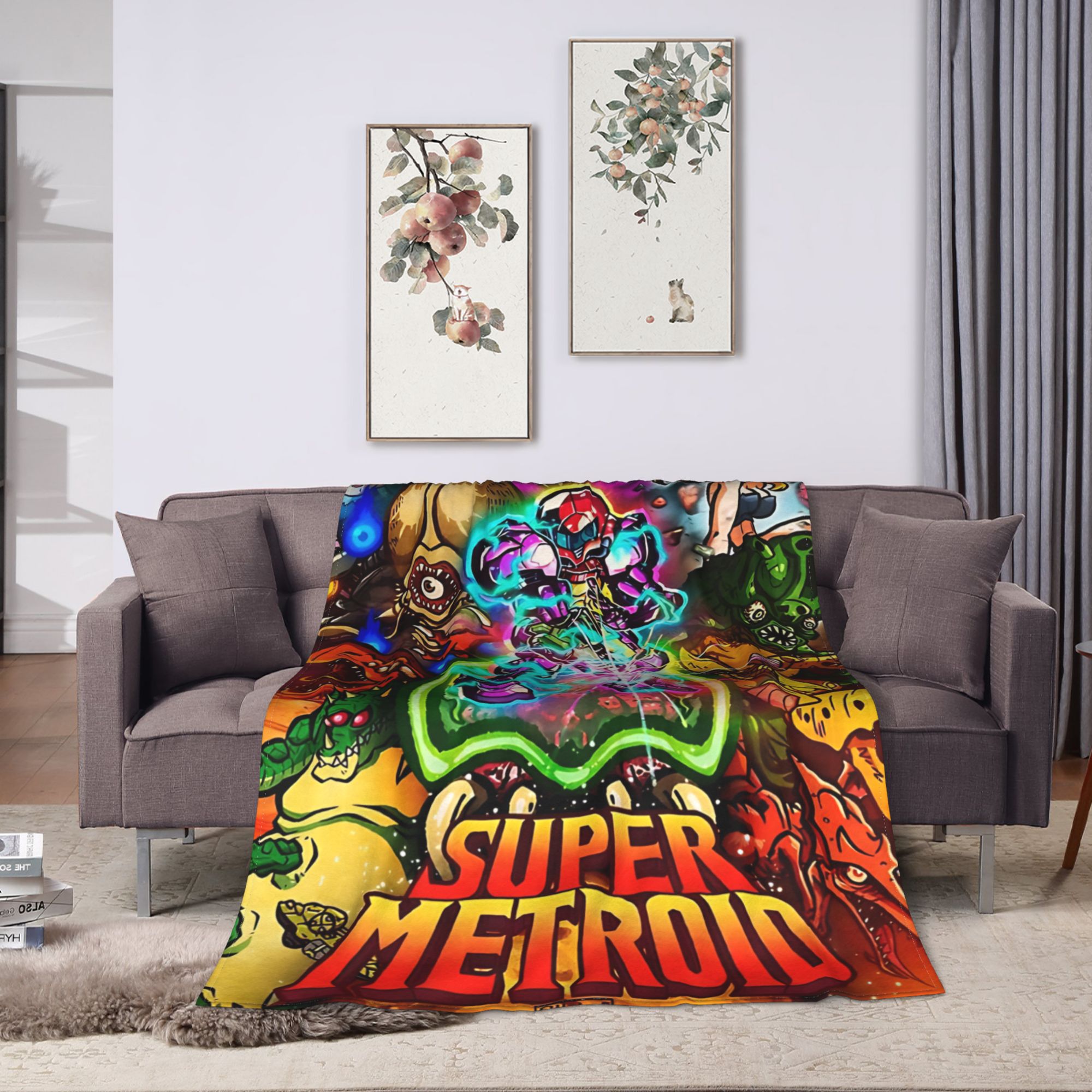 Metroids Hero Game  Flannel Bl - Home Office Trend avis et prix