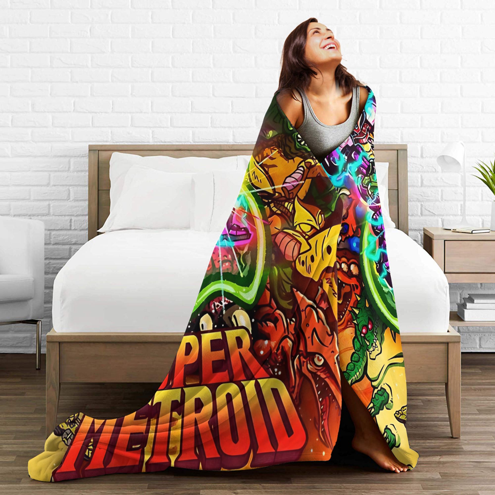 Metroids Hero Game  Flannel Bl - Home Office Trend avis et prix