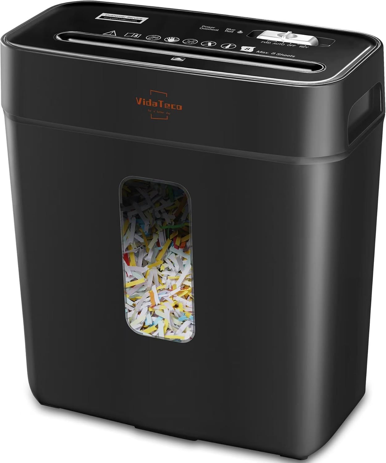 8-Sheet Cross-Cut Paper Shredd - Home Office Shed avis et prix