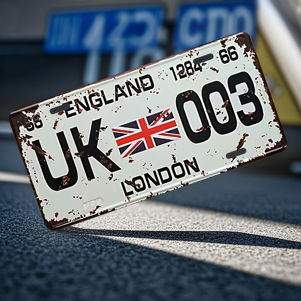Vintage London UK License Plat - Home Office Of London avis et prix