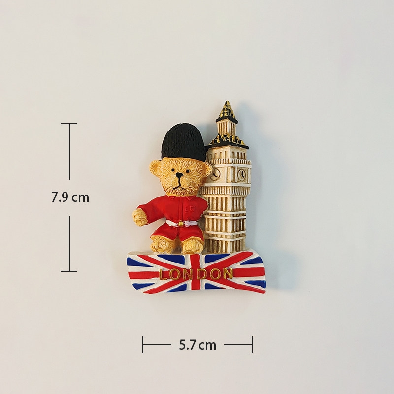 London Big Ben Bear 3D Painted - Home Office Of London avis et prix