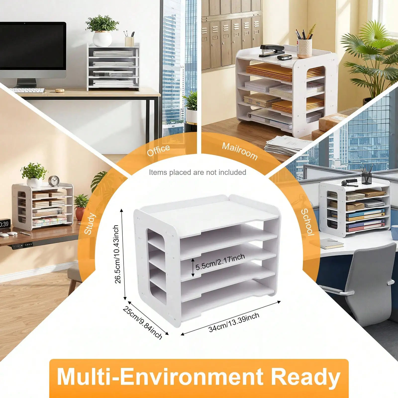Letter File Organizer, 5-Tier  - Letter Tray Desk avis et prix