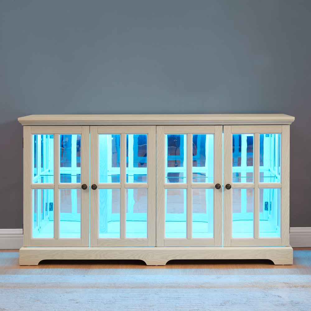LED Curio Display Cabinet Vint - Home Office Free avis et prix