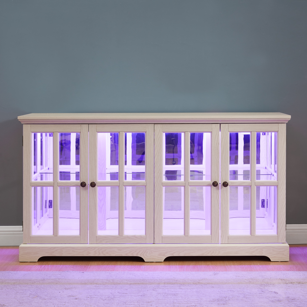 LED Curio Display Cabinet Vint - Home Office Free avis et prix
