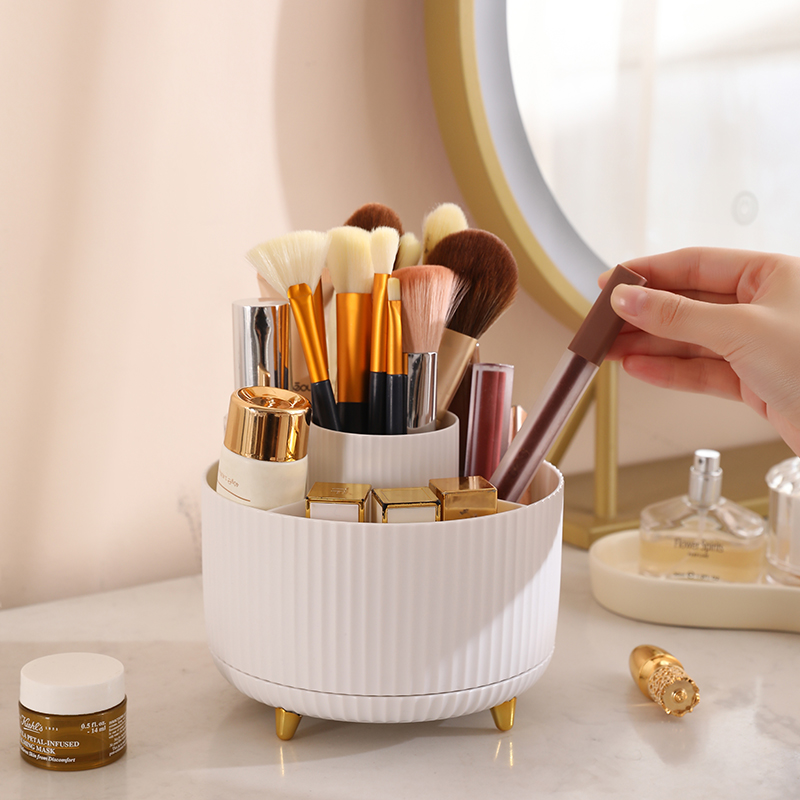 1Pcs 360° Rotating Makeup Brus - Home Office Work Table avis et prix