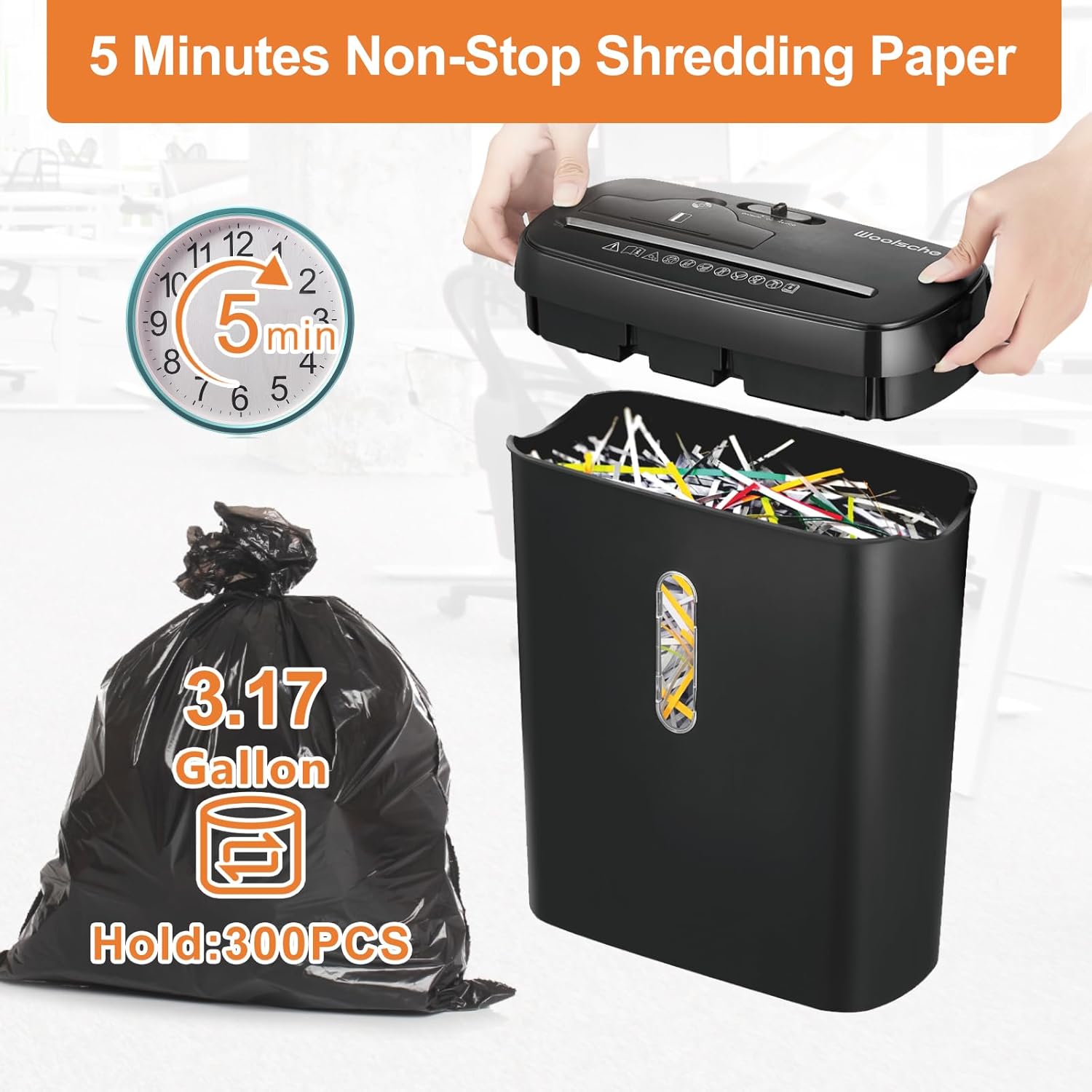 Paper Shredder, 10-Sheet Strip - Home Office Shed avis et prix