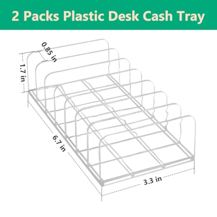 2 Packs Acrylic Mail Organizer - Letter Tray Desk avis et prix