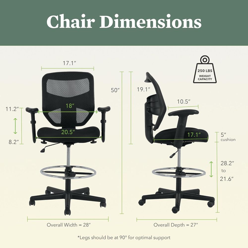 Ergonomic Mesh Standing Office - Home Office Free avis et prix