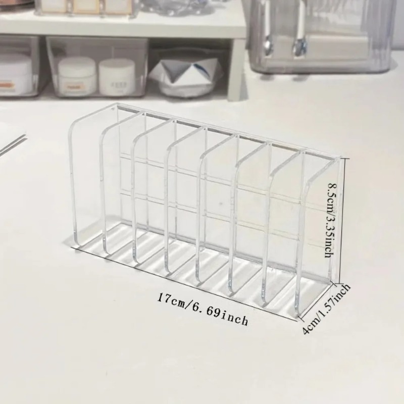 7-Slot Transparent Plastic Cos - Home Office Work Table avis et prix